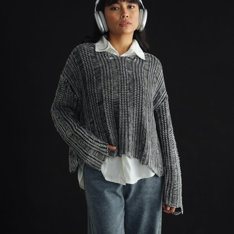 Jaima Sweater Kode 179A Dark Grey