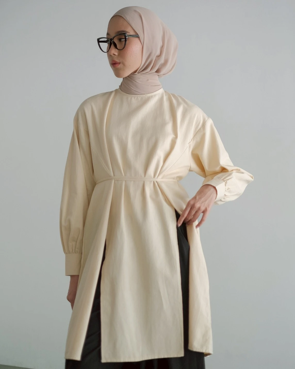 Soleil Tunic Kode 1438 Cream